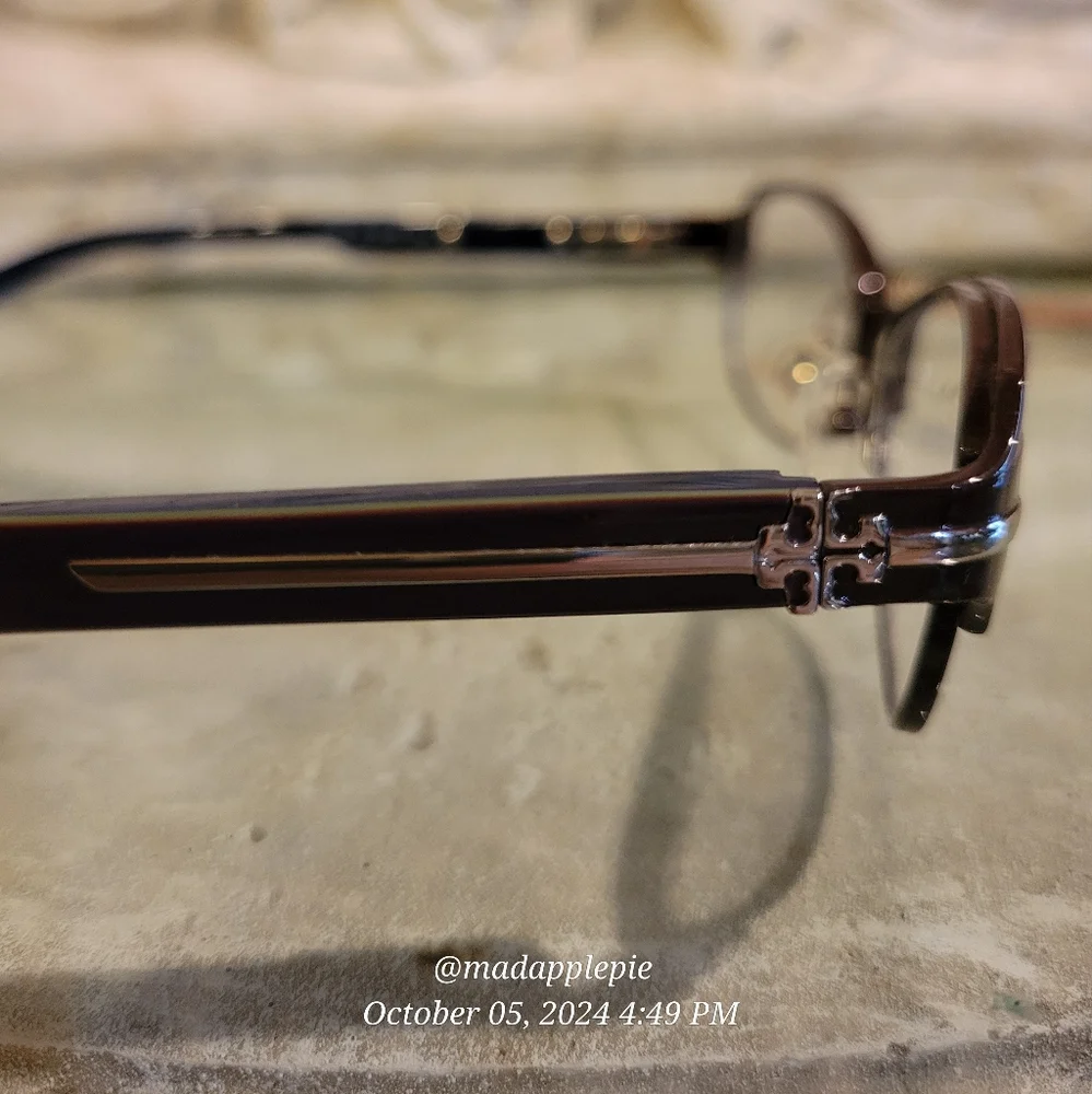 Tory Burch Logo Glasses Frame Only Designer Celebrity #112